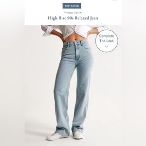 Abercrombie, 90s relaxed Jean high-rise